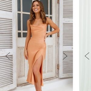 Hello Molly Drinks on Me Midi Dress